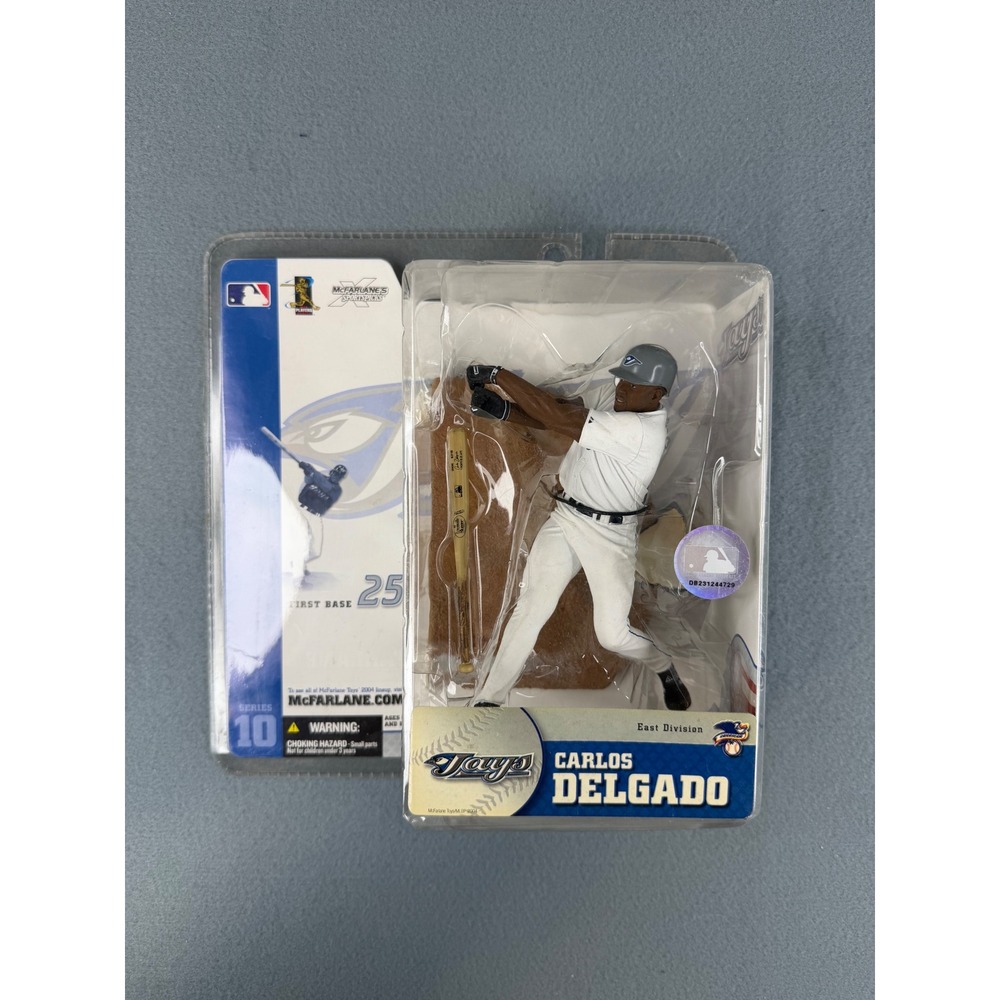 McFarlane Toys Carlos Delgado Action Figure MLB Series 10 Blue Jays 2004
